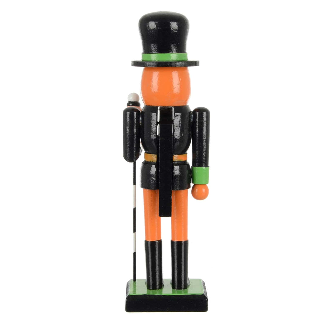 Back vie wof a Nutcracker soldier with orange head