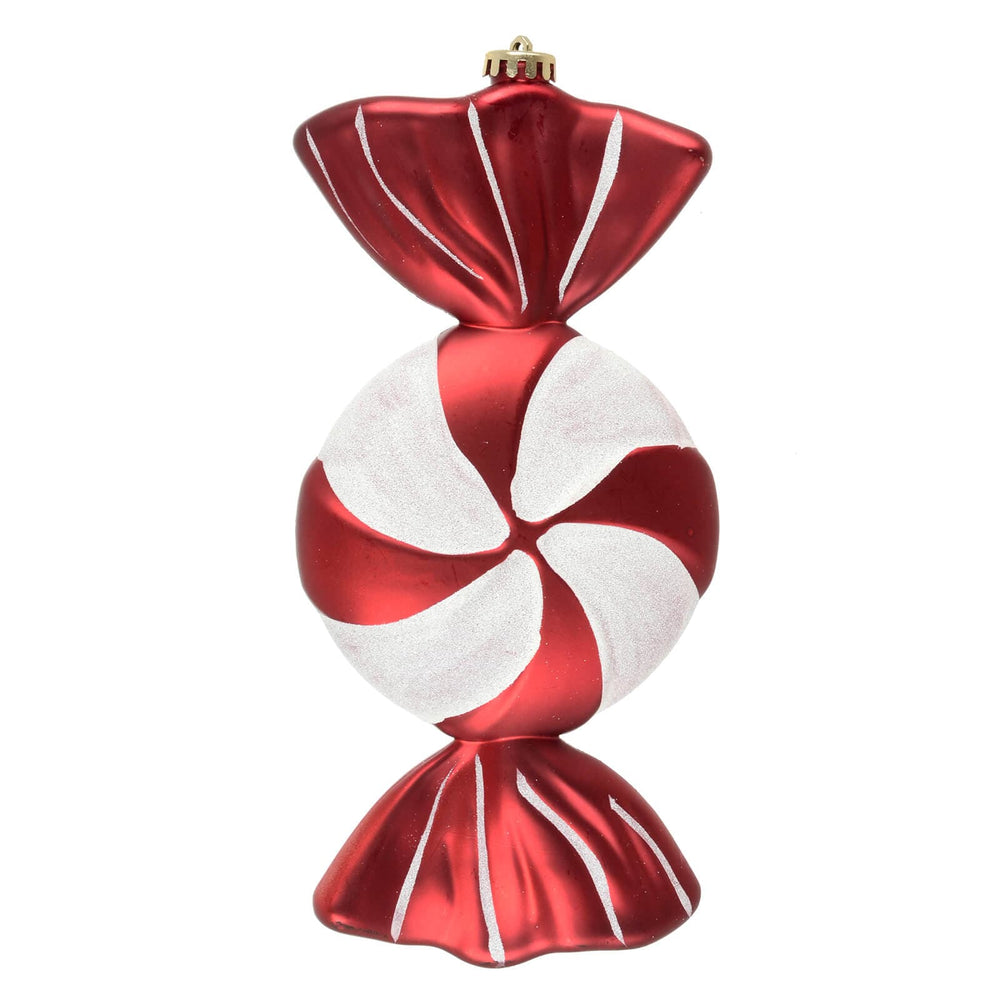 Red and white Christmas candy shape tree decoration
