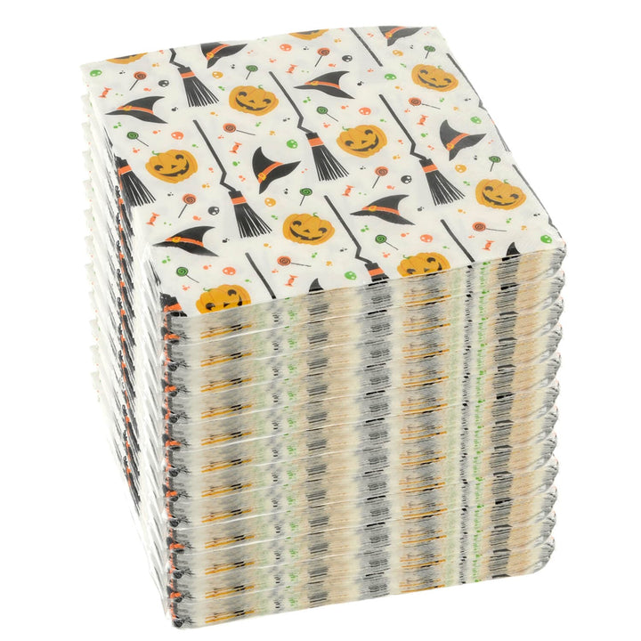 Bulk Packs of Halloween Table Decor Witch Hat Cups Plates Napkins