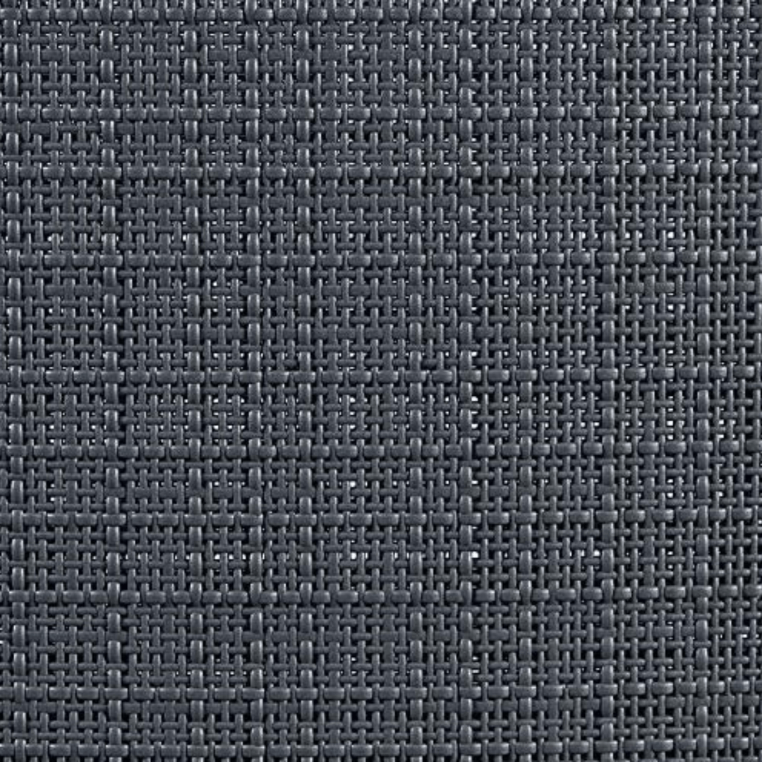 detail shot of woven laundry hamper material in plastic