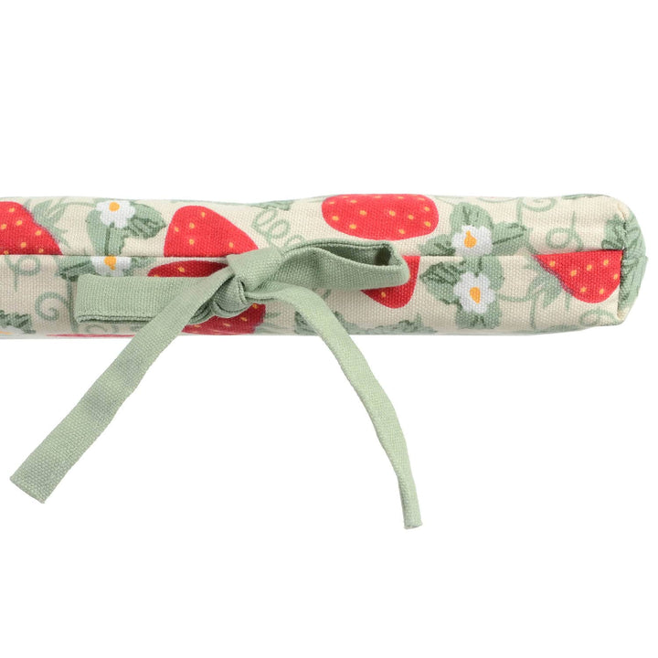 Strawberries Garden Bench Cushion Seat Pad Shower Resistant 41 x 110cm
