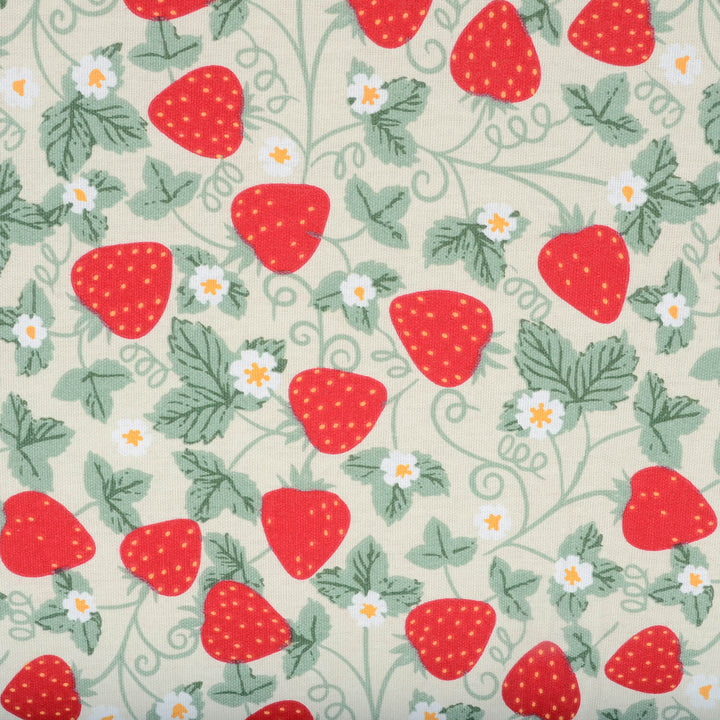 Strawberries Garden Bench Cushion Seat Pad Shower Resistant 41 x 110cm