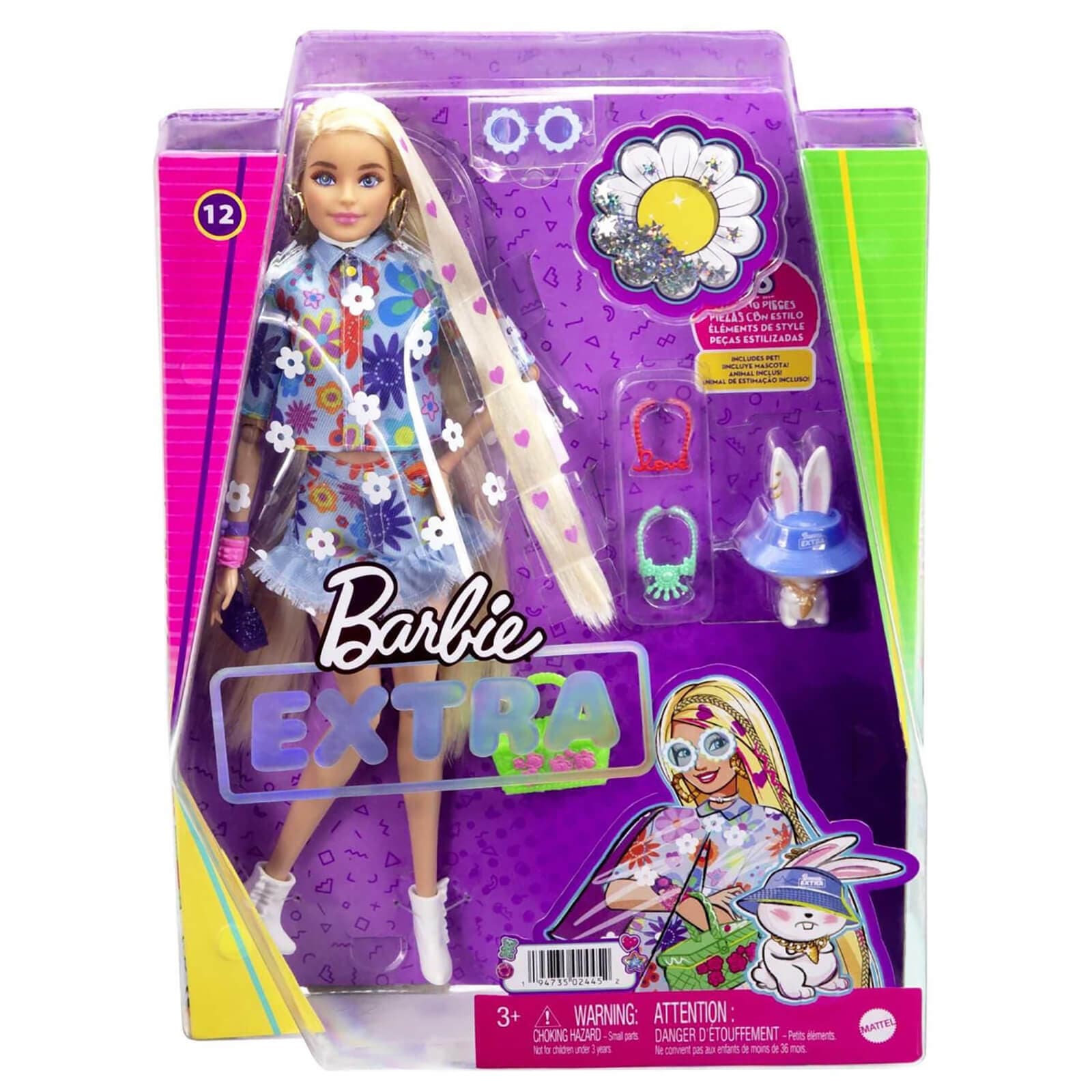 Buy Barbie Extra Fashion Doll With Pet 15 Accessories XS Stock XS Stock