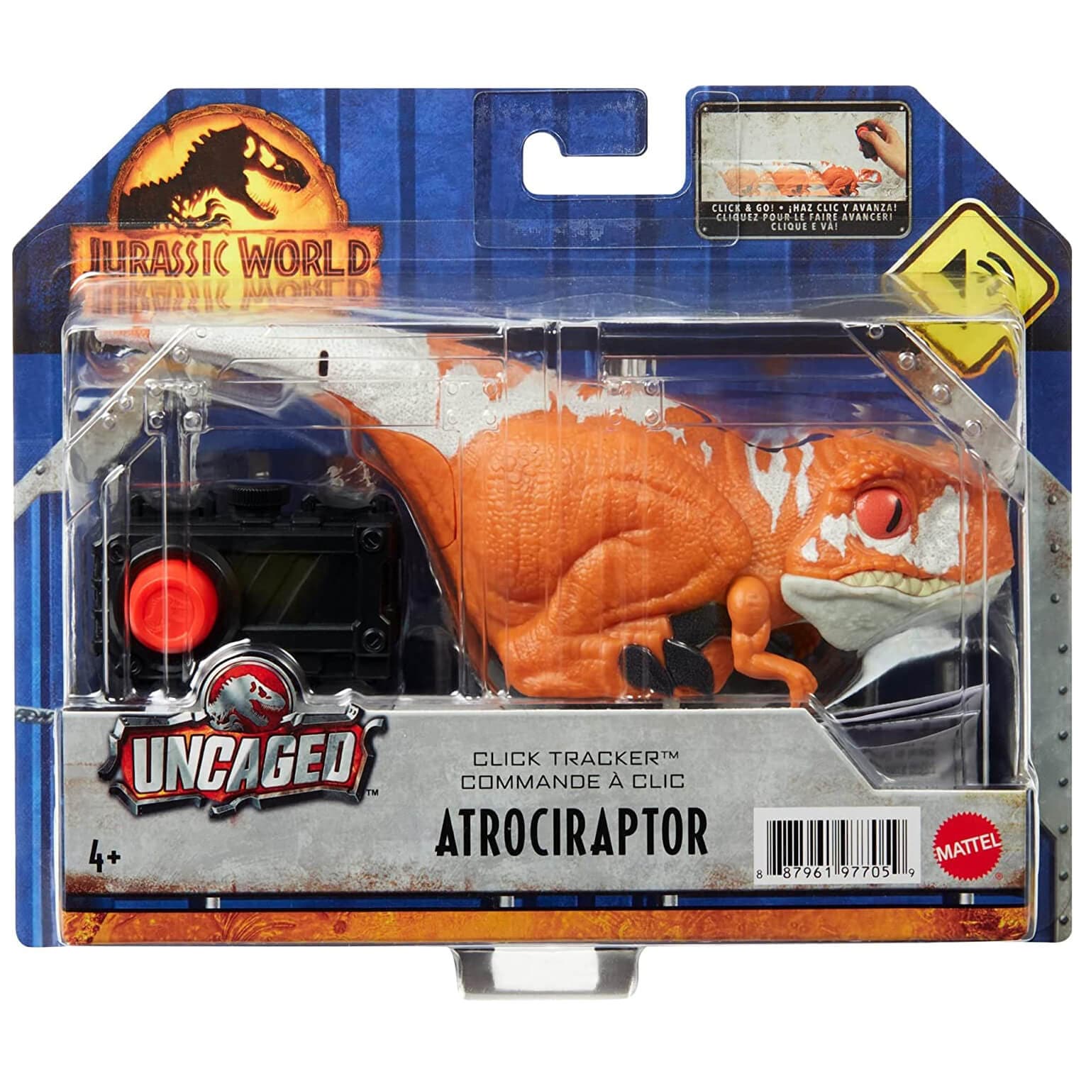 Buy Jurassic World Uncaged Click Tracker Dinosaur Toy 17cm | XS