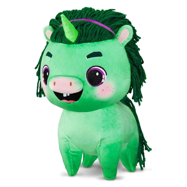 Not Quite Narwhal Juniper plush soft toy green unicorn animal soft toy