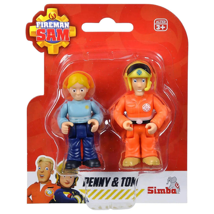 Fireman Sam figure pack with Penny & Tom posable characters