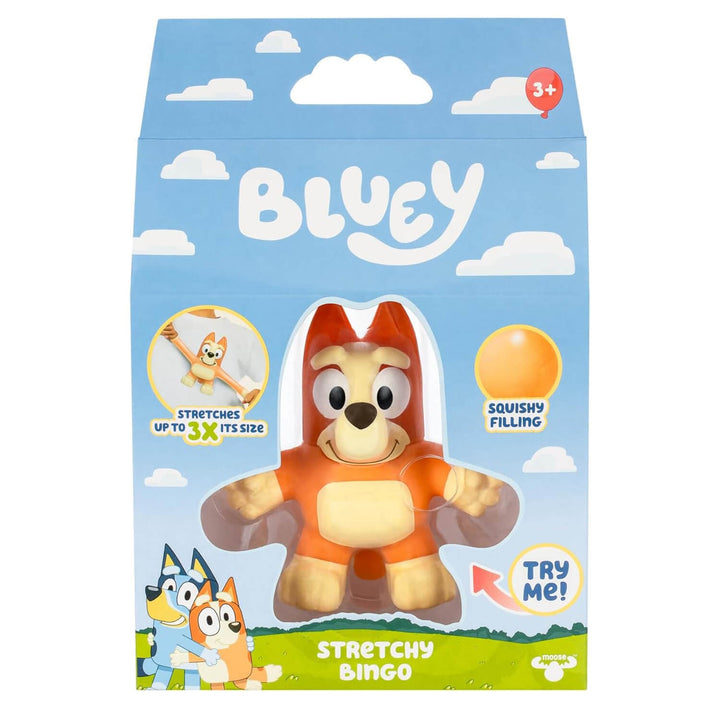 Bingo character stretch figure in packaging