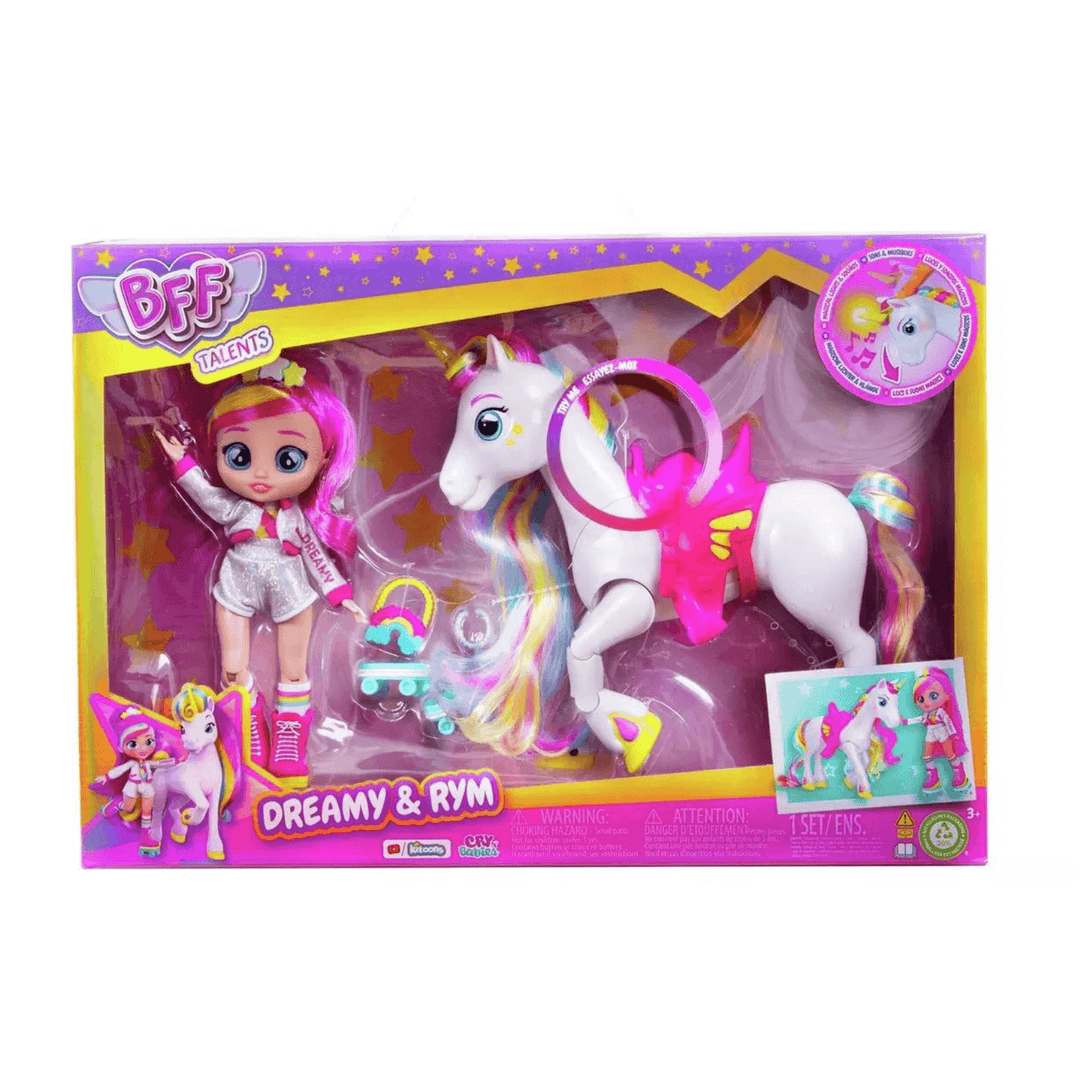 Buy Cry Babies BFF Talents Dreamy And Rym Interactive Doll Toy Set 3 XS Stock