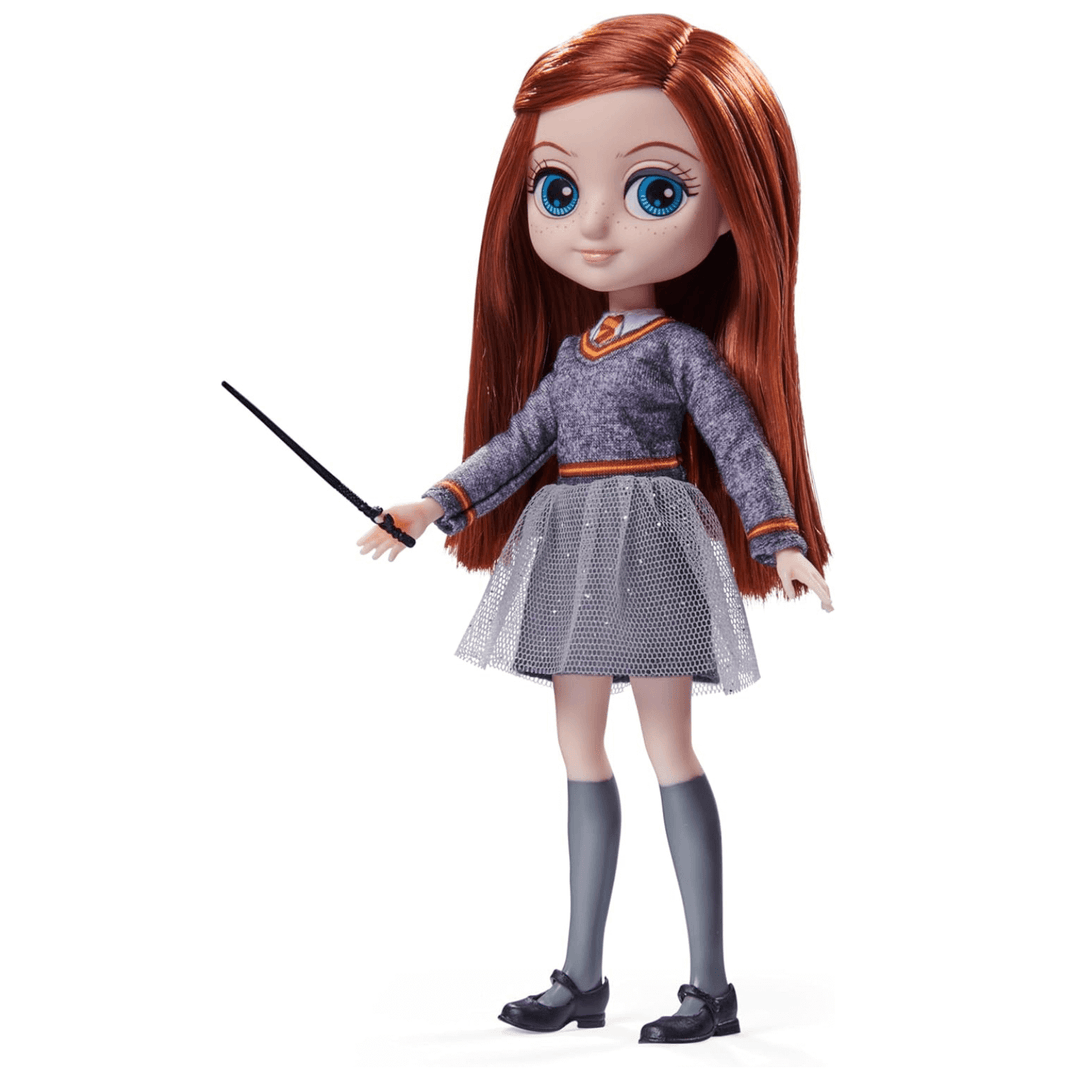 Wizarding World Harry Potter Figure Magic Wand Hogwarts Uniform 20cm