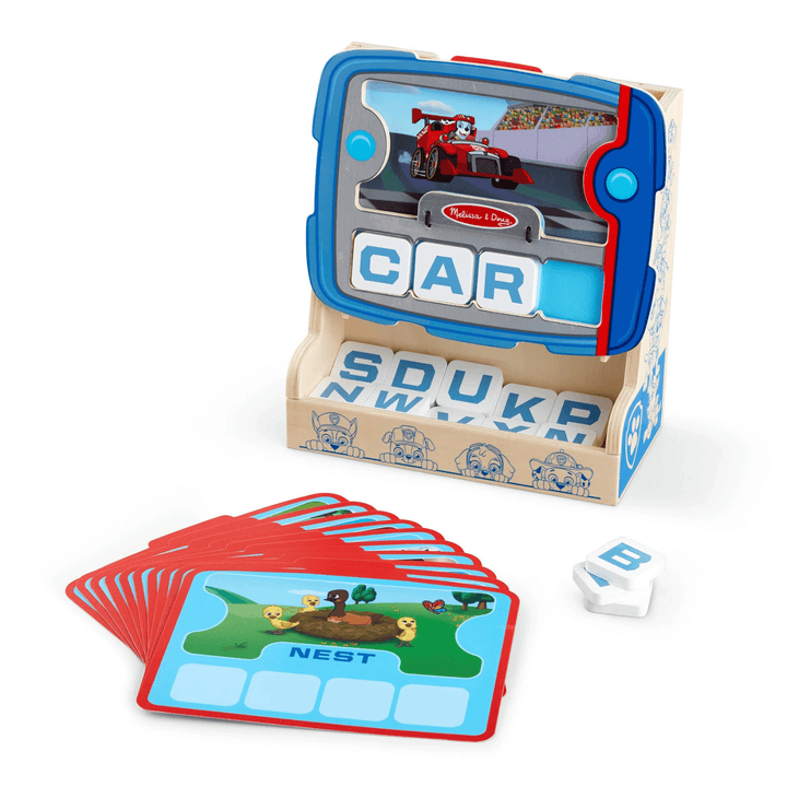 Melissa & Doug Paw Patrol Wooden See & Spell Pup Pad Learn Word Game