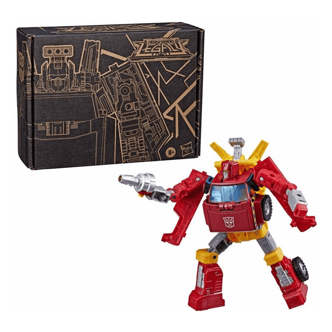 transformers legacy lift ticket collectible toy with black and gold special edition presentation box
