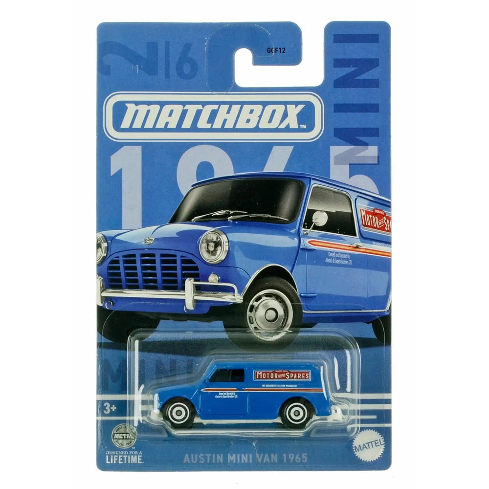 Austin Mini Van 1965 Matchbox car in packaging