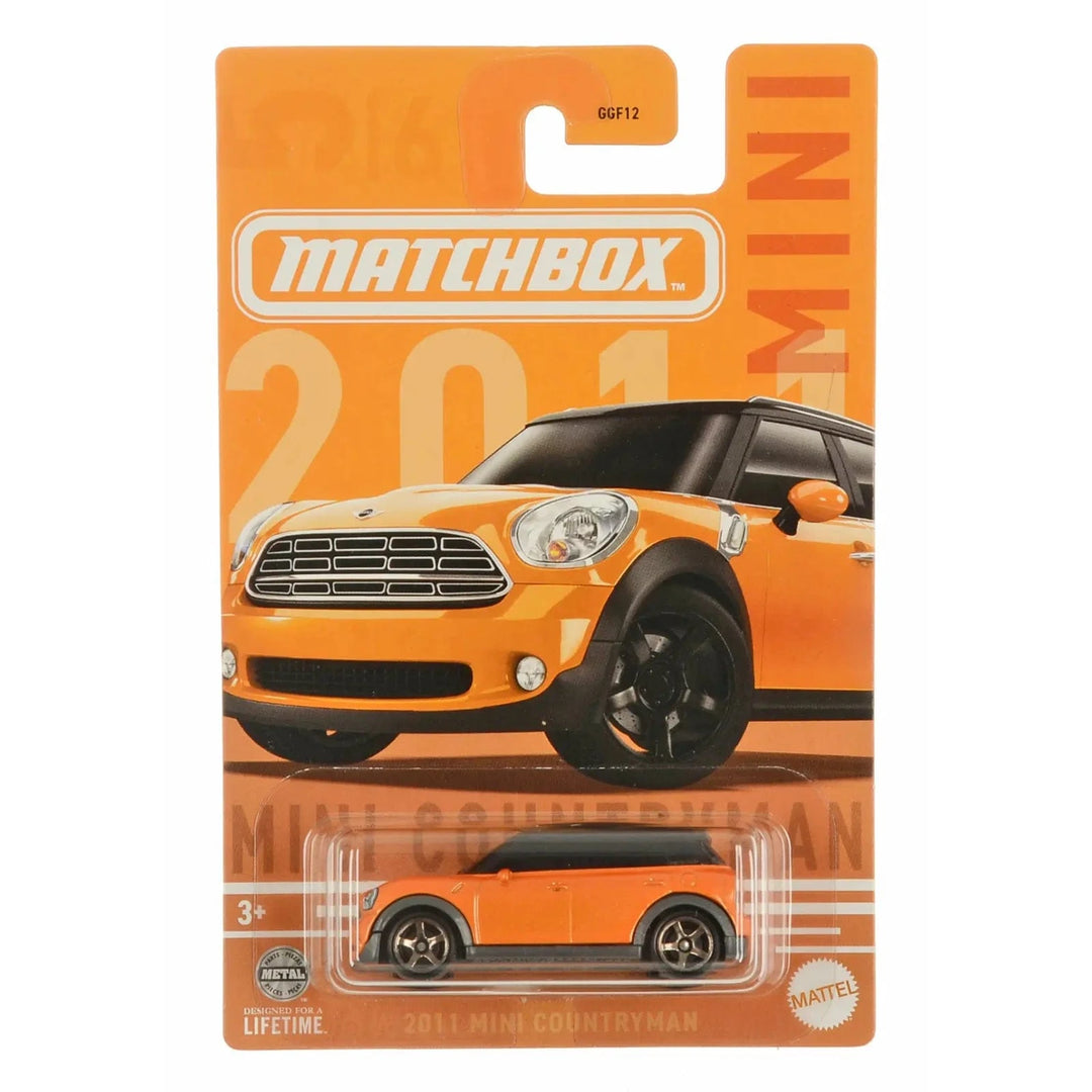 2011 Mini Countryman Matchbox car in packaging