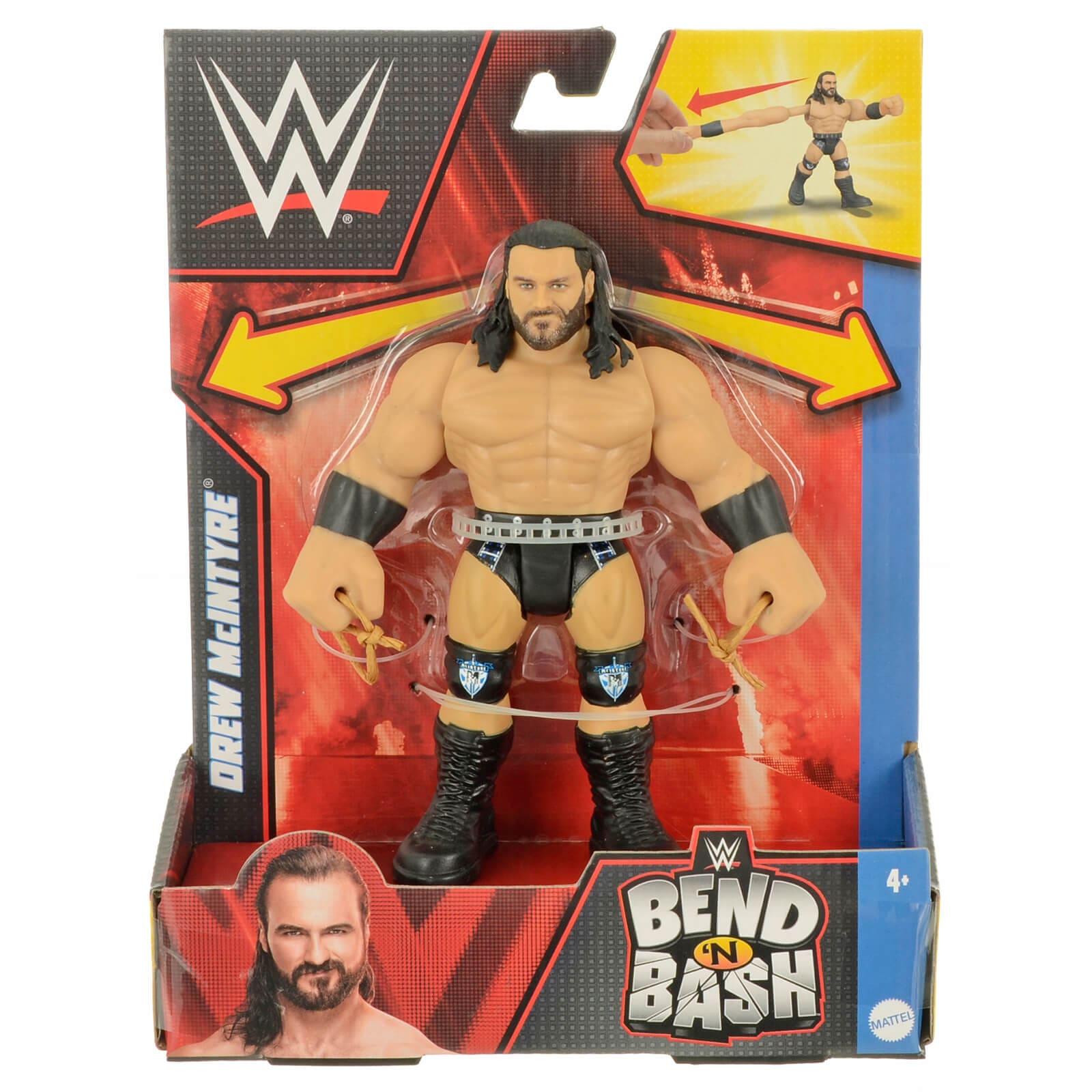 Buy WWE Bend n Bash Action Figure Stretch Arms 14cm XS Stock XS Stock
