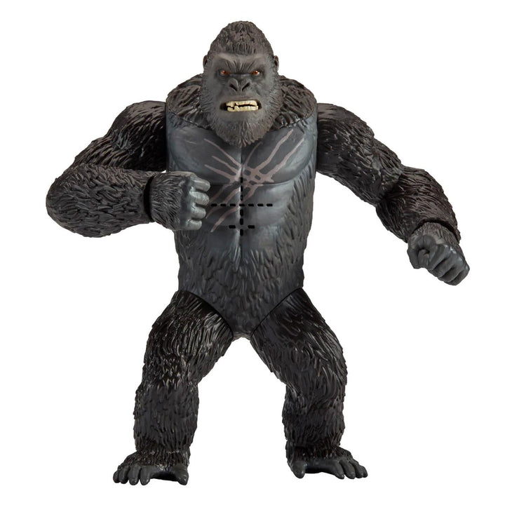 Action figure of a gorilla on a white background