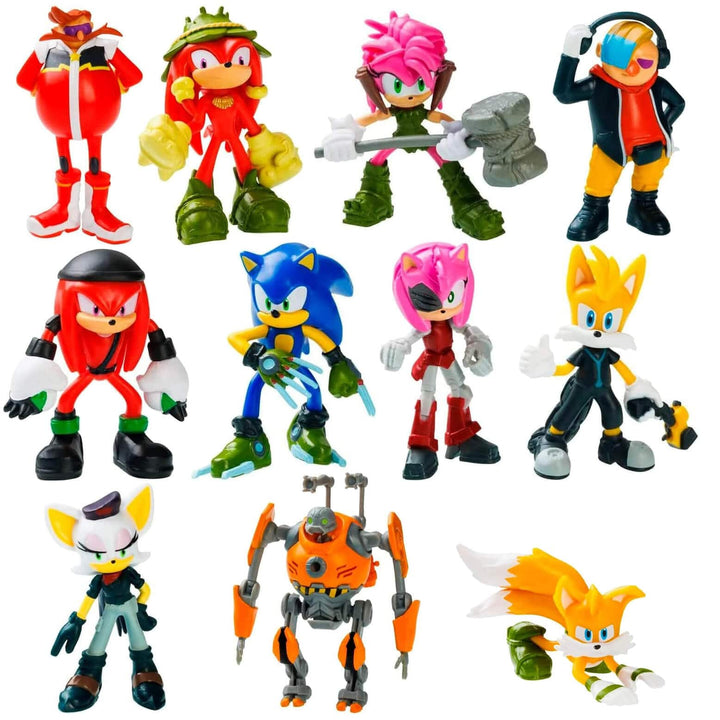 Assorted Sonic the Hedgehog action figures