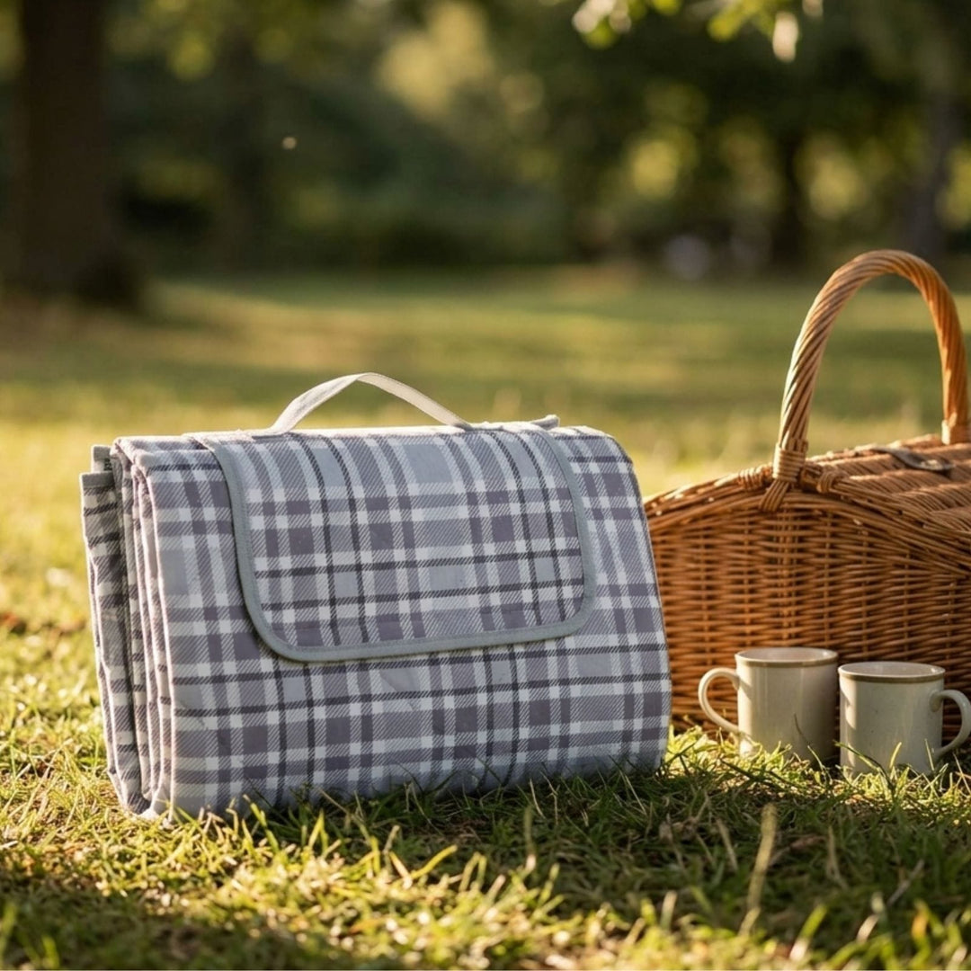 Picnic Blanket Rug Waterproof Backing Carry Handle 3 Sizes Regular price £14.99 Sale price from £9.99 Save 33%