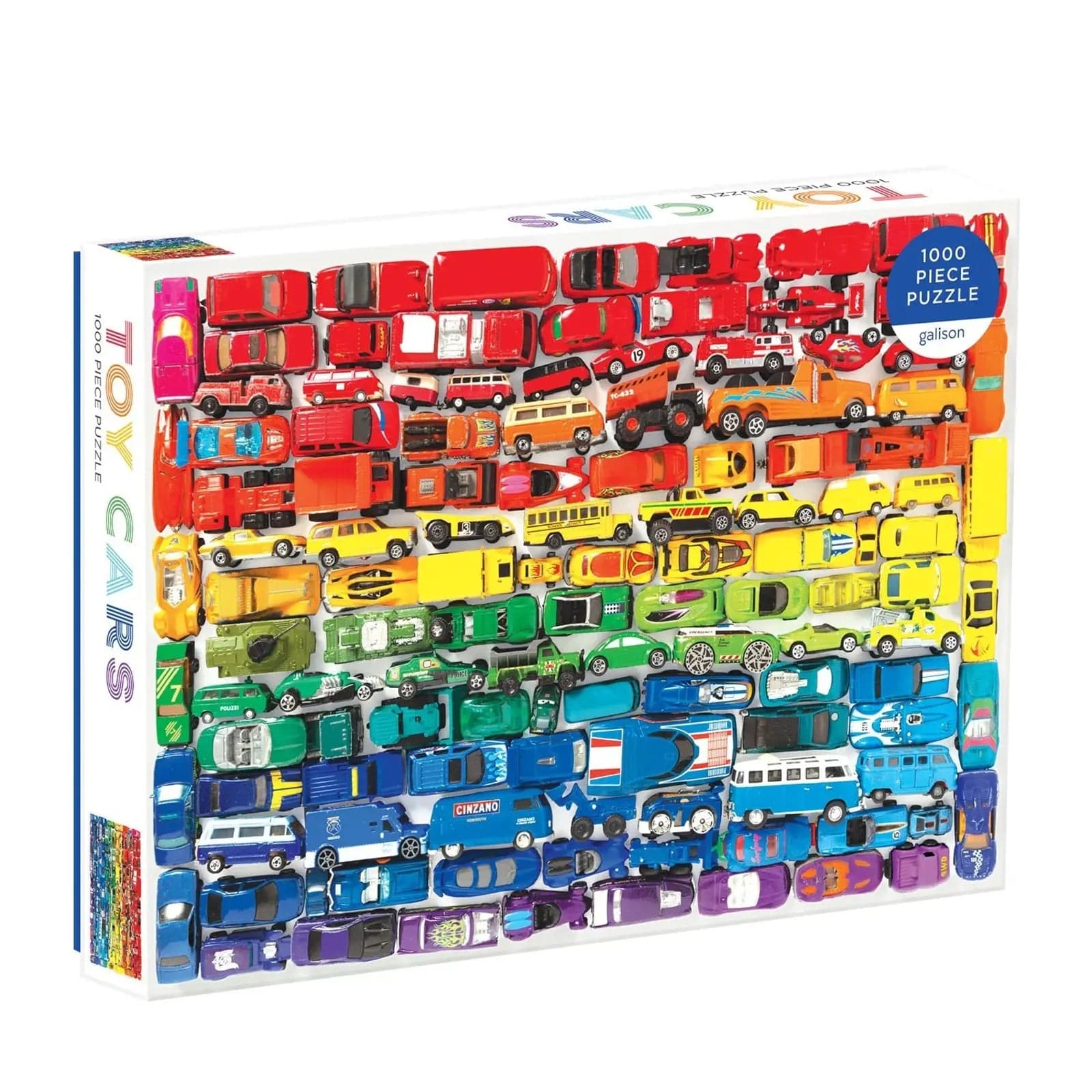 Buy Rainbow Toy Cars Jigsaw Puzzle Trucks Vans 1000 Pieces XS Stock