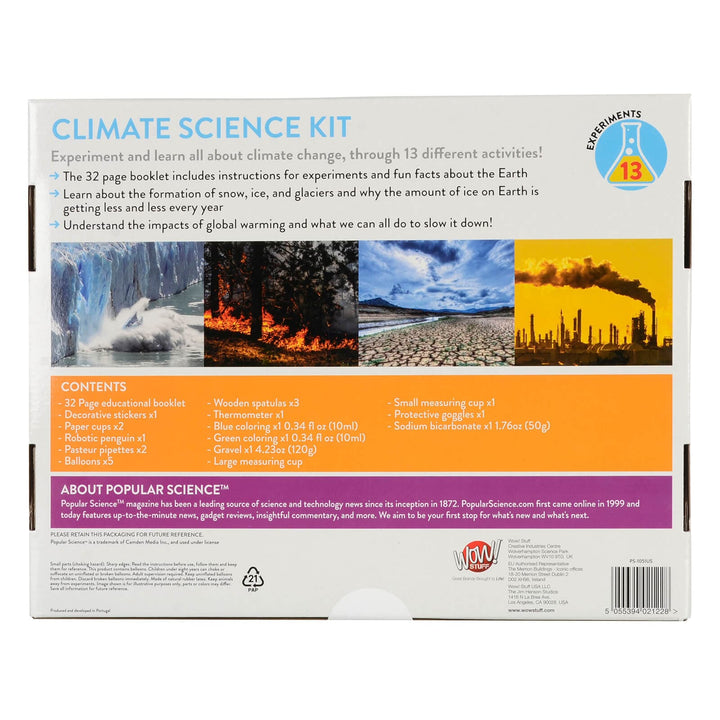 Large Climate Science Kit 13 Experiments Ice Cave Slime Snow Age 8+