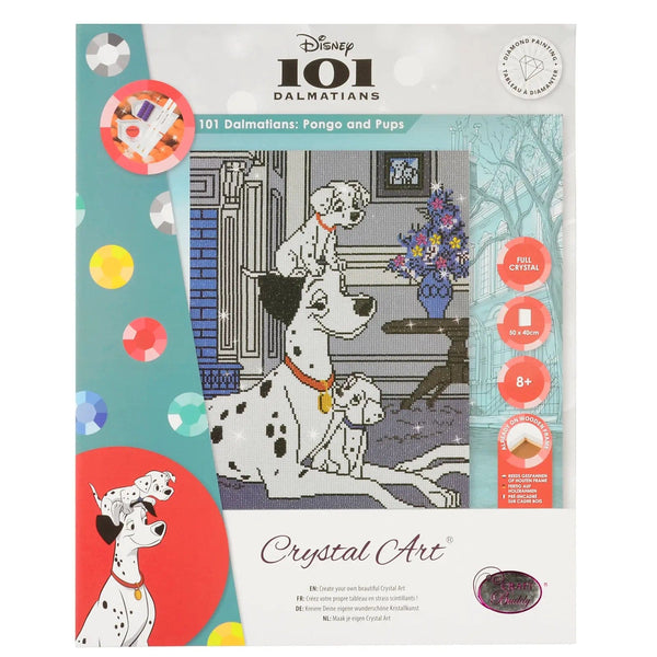 101 Dalmatians pongo and pups design crystal art pack