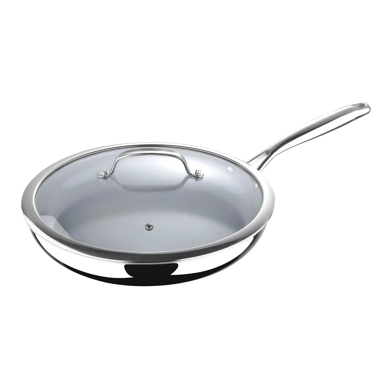 Buy Frying Pan With Glass Lid Ceramic Coated Non-Stick 30cm | XS Stock ...