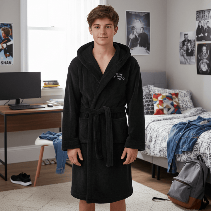 Boys Soft Fleece Dressing Gown Tokyo Laundry Anders