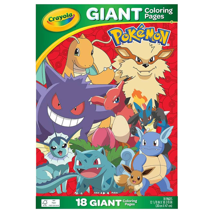 Crayola 18 Giant Colouring Pages Creative Wall Art 30 x 47cm