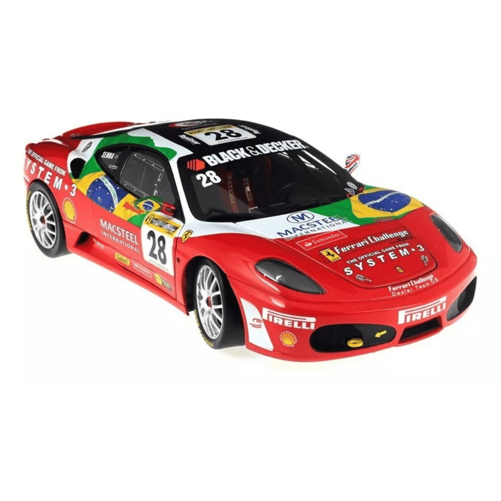 ミニカー MATTEL FERRARI F430 CHALLENGE 18/1 Hot Wheels Elite 1/18