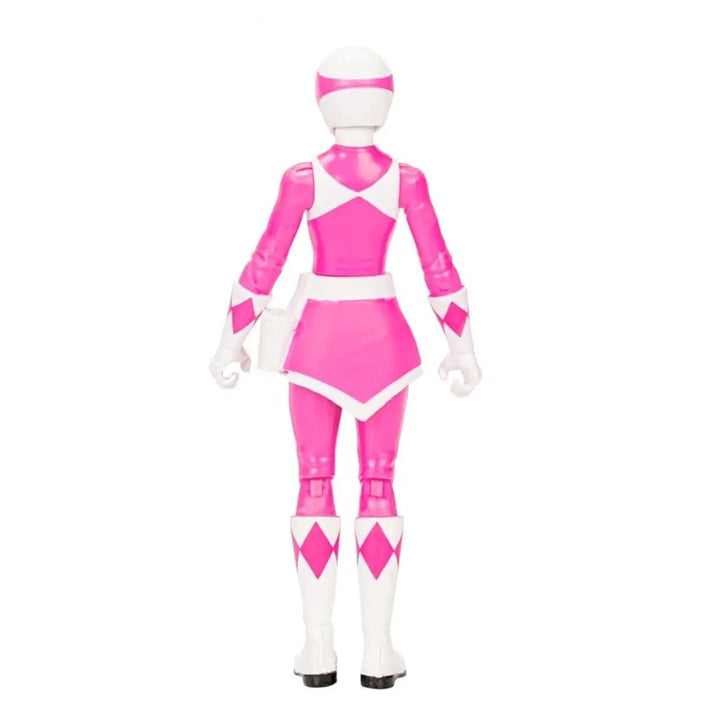 Back vie wof a Pink Power Ranger action figure