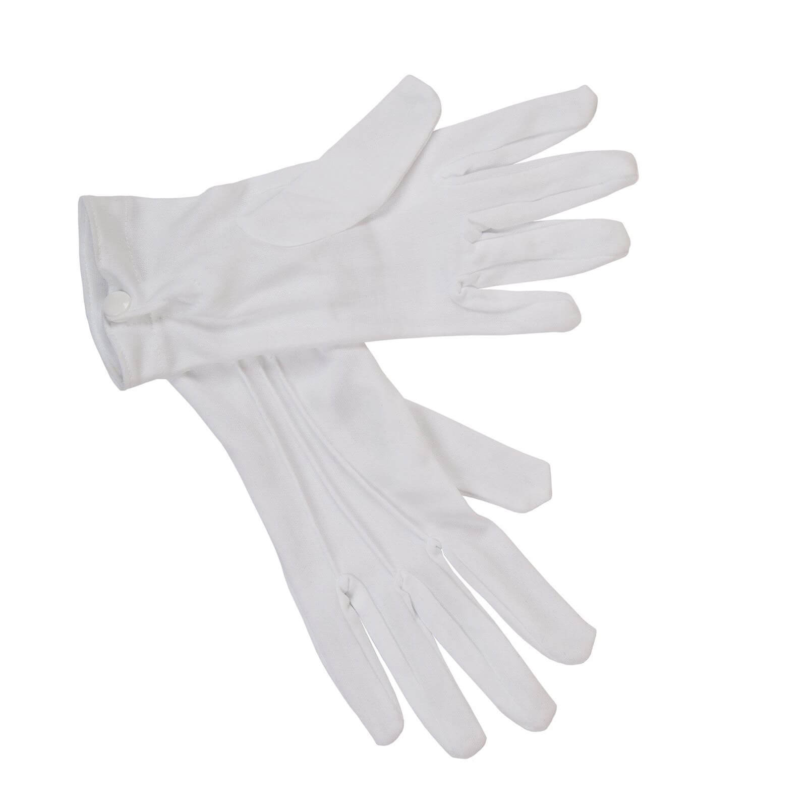 Mens white gloves fancy dress on sale
