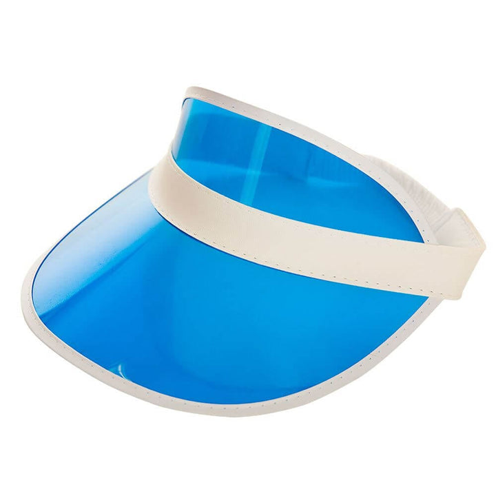 Casino Pub Golf Visor Poker 80s Stag Hen Fancy Dress Blue