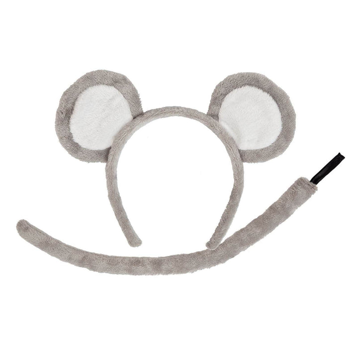 Ears &amp; Tail Set Kids Farm Animals Fancy Dress Pets Mouse