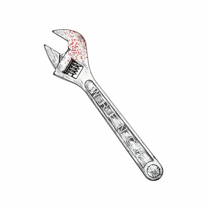 Adults Bloody Wrench Aged Look Plastic Halloween Prop 45cm
