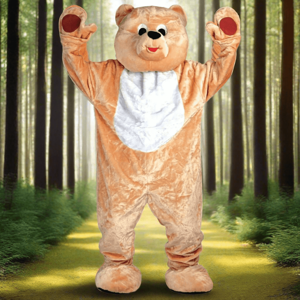 Giant Ted Teddy Bear Adults Full Body Mascot Fancy Dress XS Stock