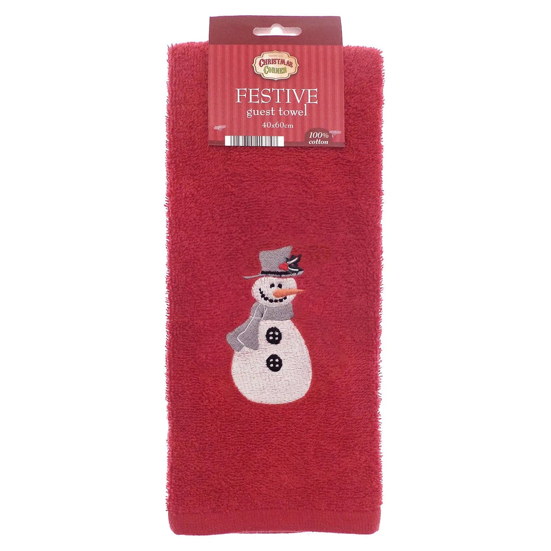 Festive hand towels best sale