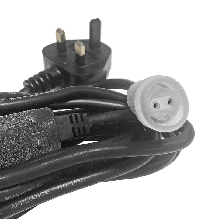 3m Power Cable for Connectable Indoor/Outdoor LED Rope Light