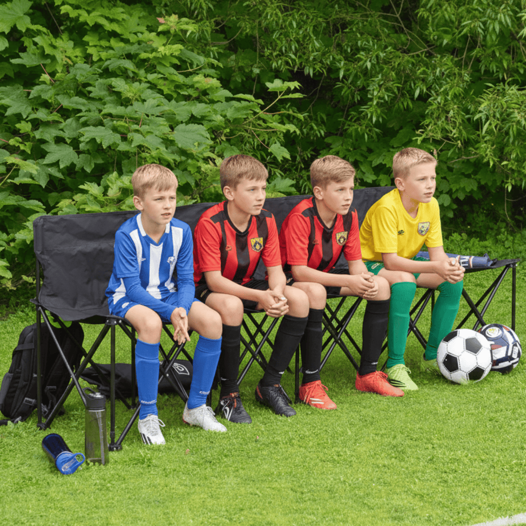 Azuma 5 Seat Folding Bench Sports Team Subs Camping Football
