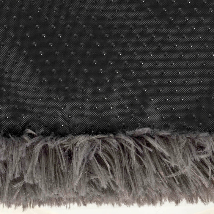 Luxury Orthopaedic Foam Pet Sofa Bed Plush Dog Couch Grey 80cm