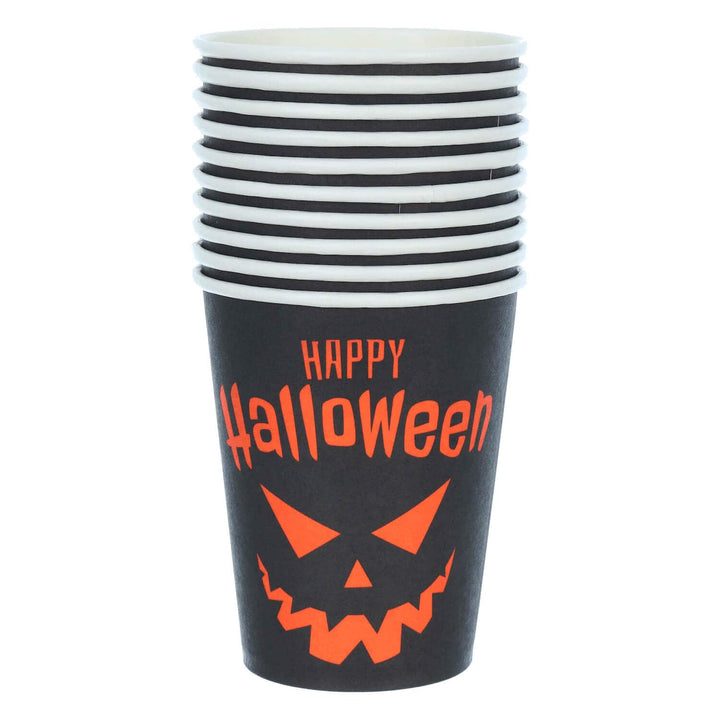 Bulk Packs of Halloween Party Table Accessories Cups Plates Napkins