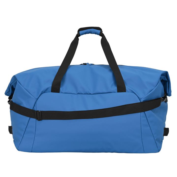 back view of holdall with black detachable shoulder strap