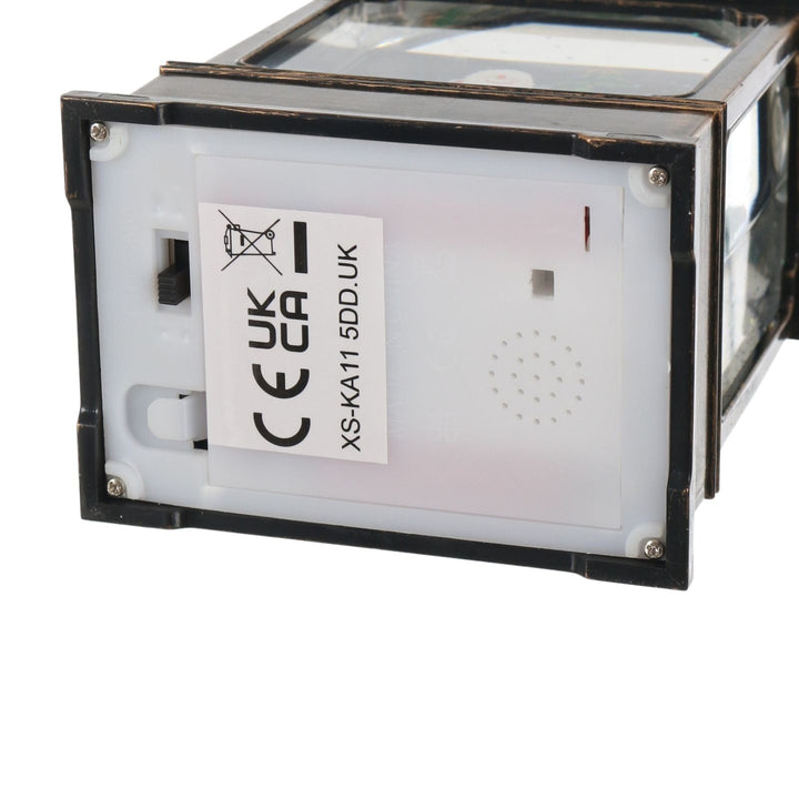 ornament with CE and UKCA labels on a white background