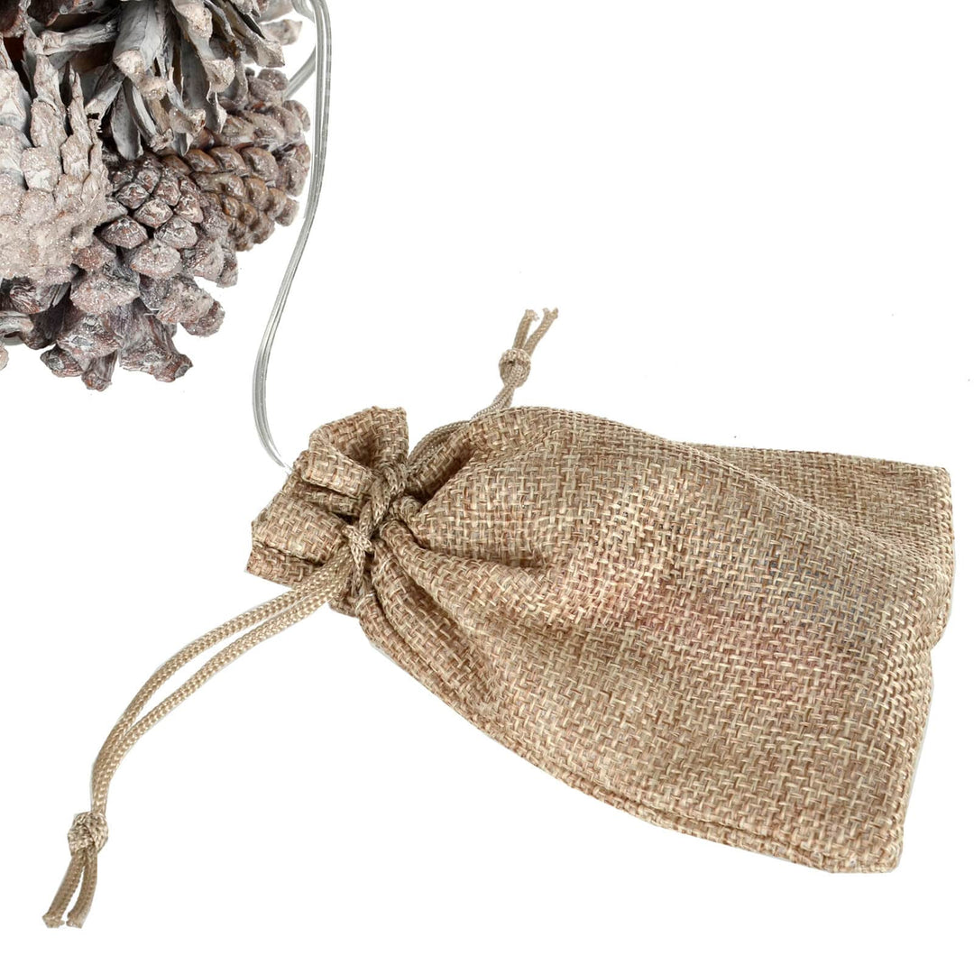 Jute bag to conceal a battery compartment
