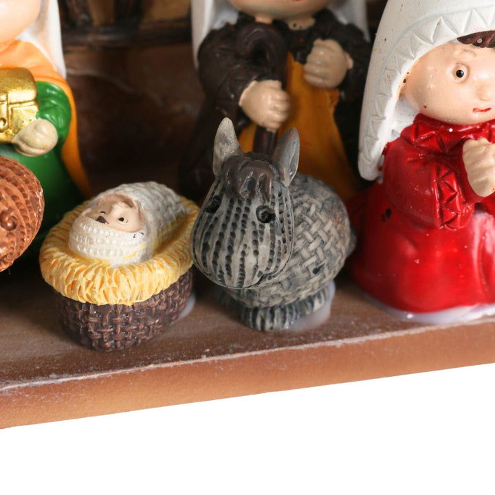 detail shot of little donkey figurine