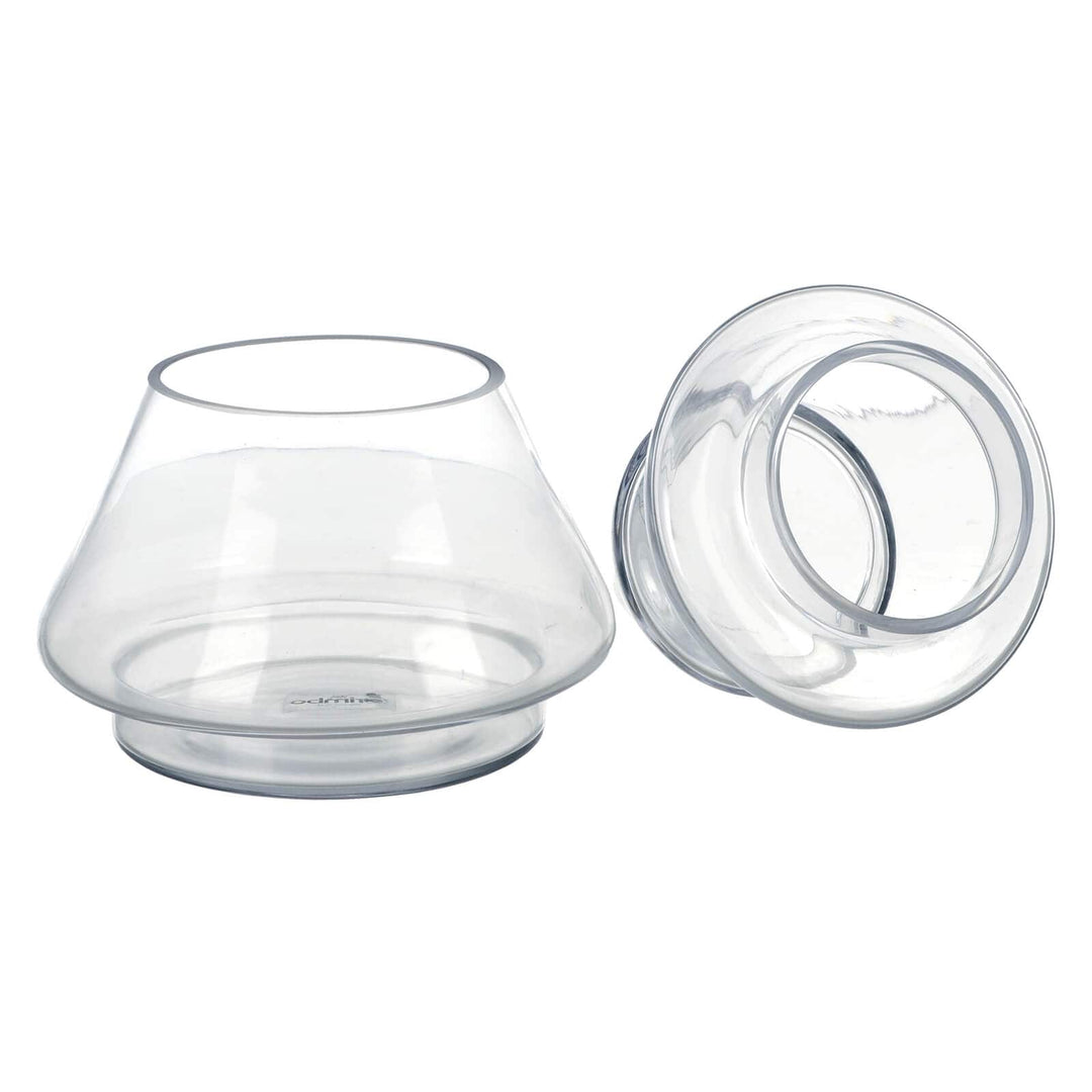 Christmas Tree Shape Tier Glass Storage Jar Container Lid Decoration