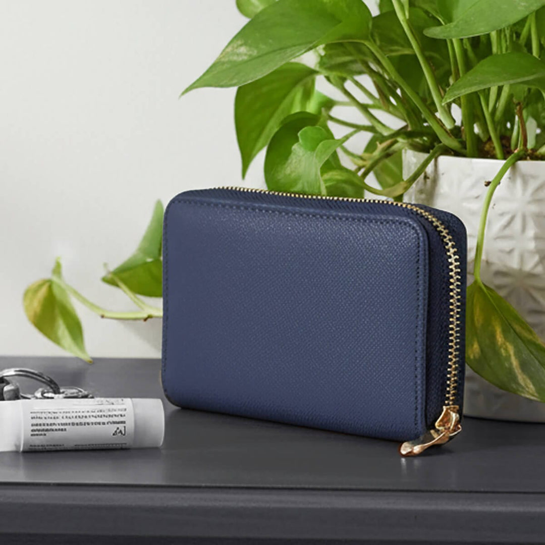 Fara Womens Purse Soft Faux Leather With Zip Fastening