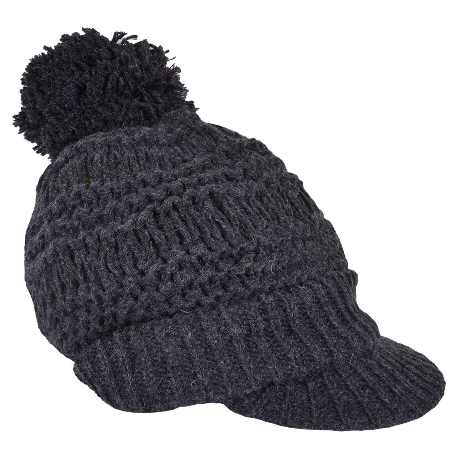 Ladies peaked wooly hat shop