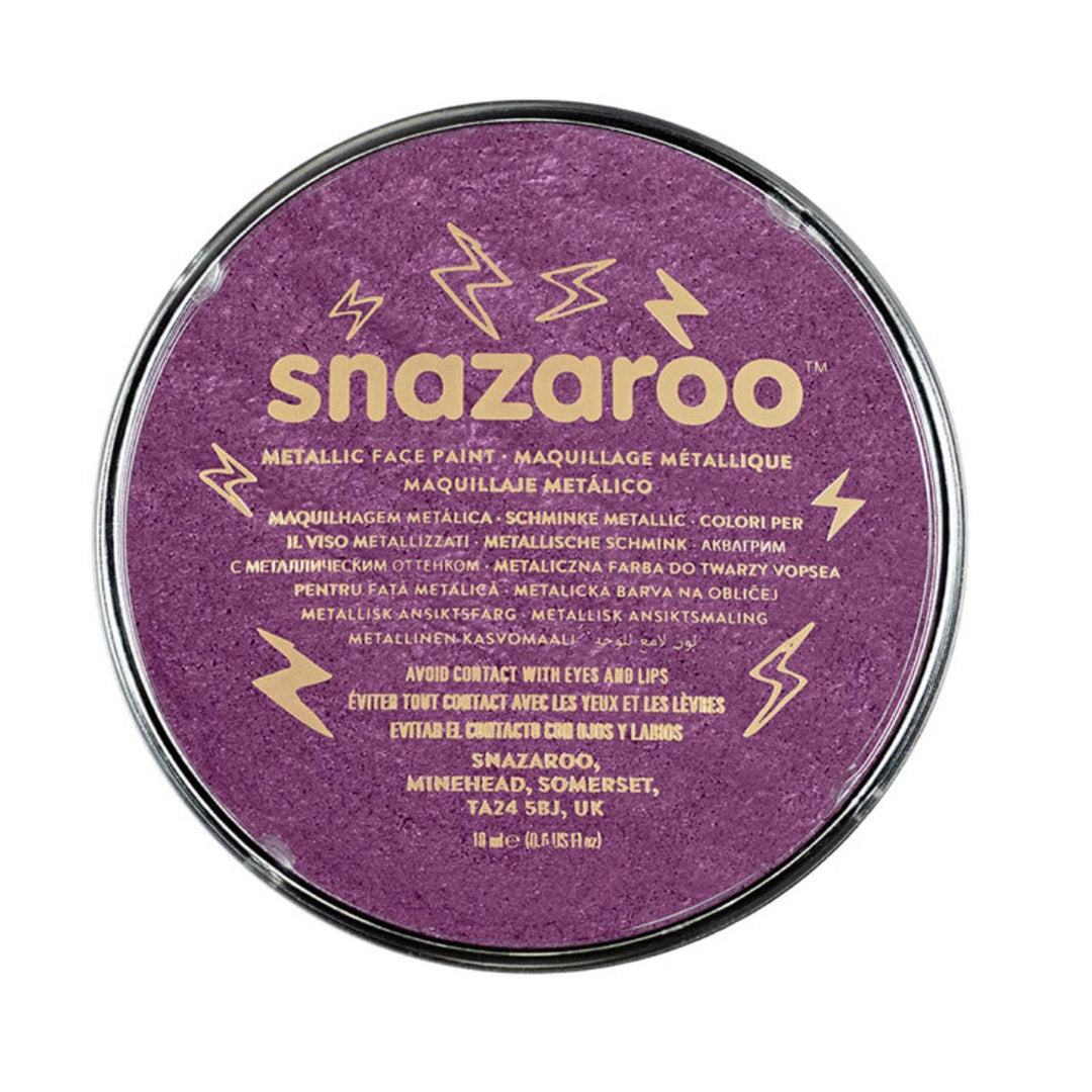 Snazaroo Metallic Face Paint 18ml Brilliant Sparkle for Face