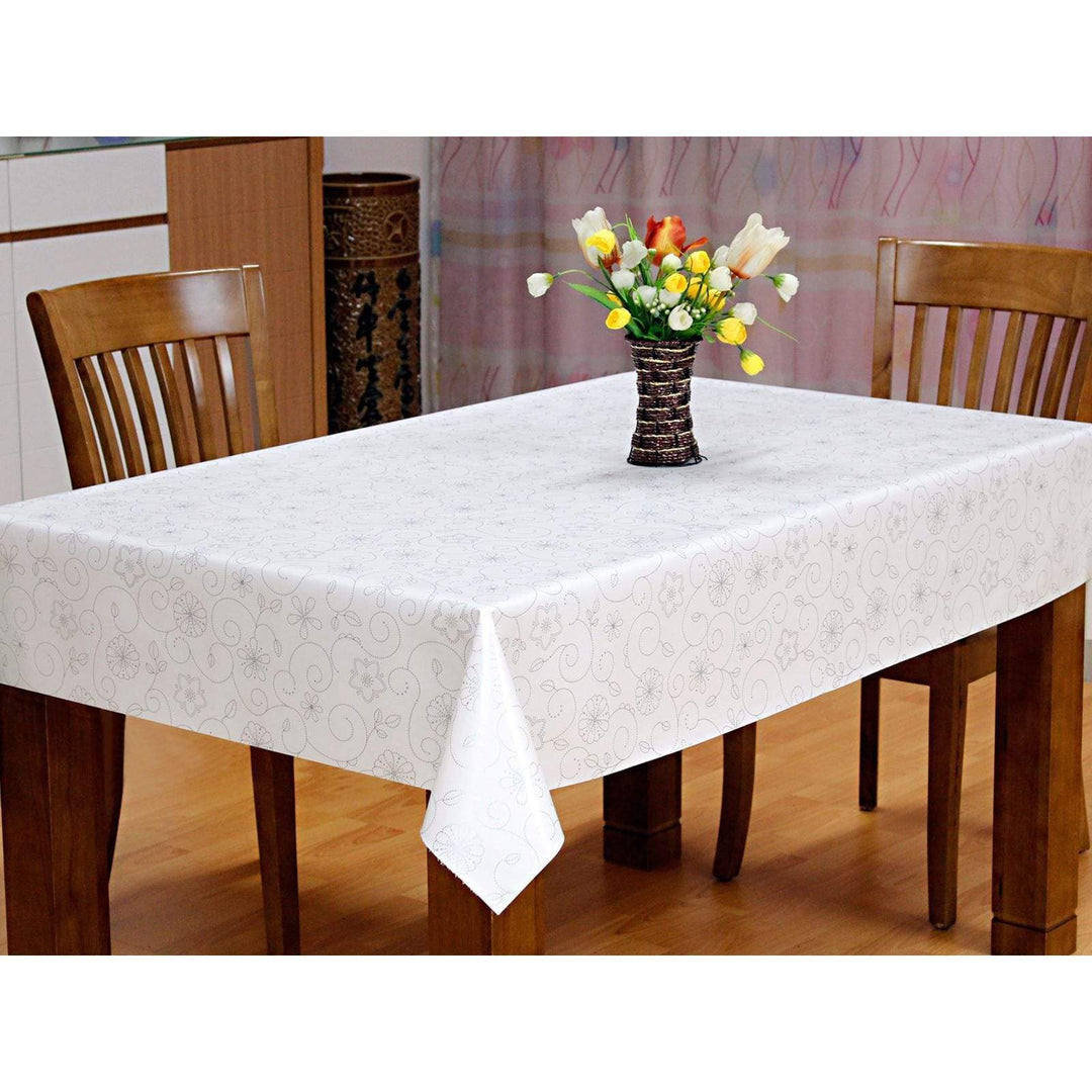 Amscan Fleur De Lis Plastic Tablecover - 54" X 102", Mardi Gras Colors, Disposable Party Decor
