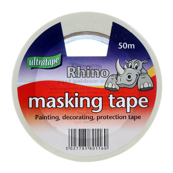 Ultratape Rhino 50m Masking Tape For Painting & Decorating