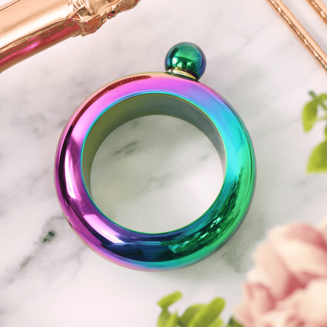 Bangle/Bracelet Shaped Hip Flask Stainless Steel Flagon Bangle/Bracelet Shaped Hip Flask Stainless Steel Flagon